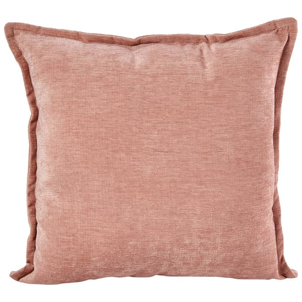 Spring Solid Chenille With Flower Decorative Pillow - image 