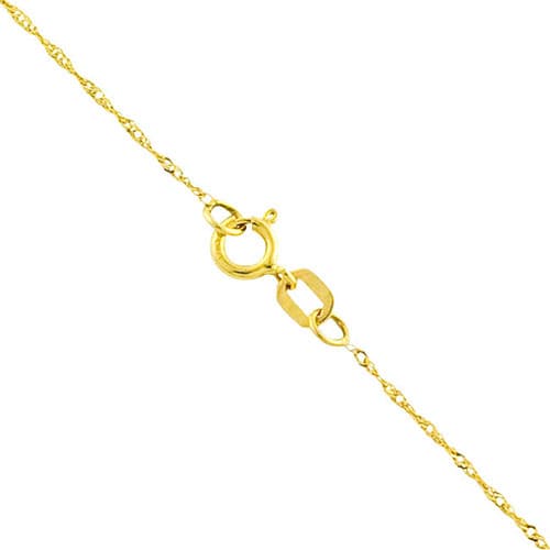 Gold Classics™ 10kt. Gold 16in. Singapore Chain Necklace