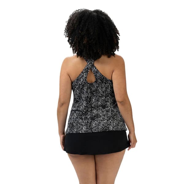 Plus Size Dolfin&#174; Aquashape Breeze Twist Back Tankini Swim Top