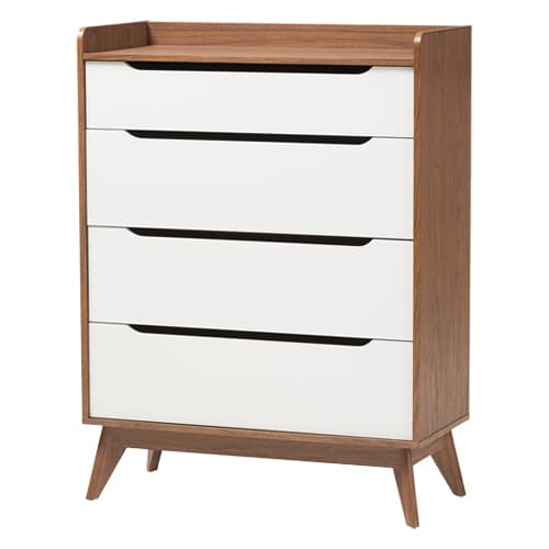 Baxton Studio Brighton 4 Drawer Storage Chest