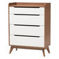 Baxton Studio Brighton 4 Drawer Storage Chest - image 3