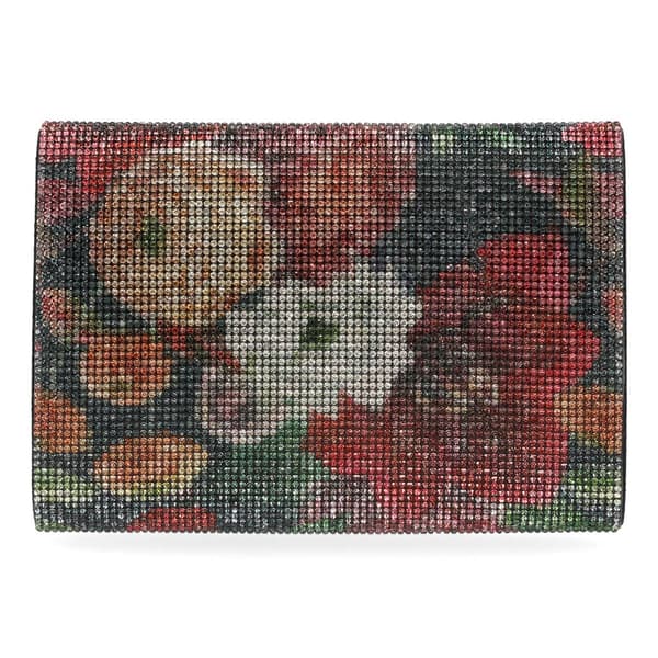 Jessica McClintock Alexis Floral Micro Stone Clutch