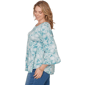 Plus Size Ruby Rd. Renaissance Romance 3/4 Ruffle Sleeve Blouse - image 3