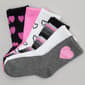Girls Capelli(R) New York 6pk. Hearts Ribbed Crew Socks - image 1