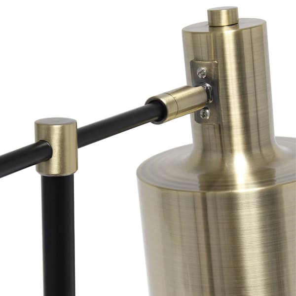 Lalia Home Studio Loft Mid Century Modern Metal Table Lamp