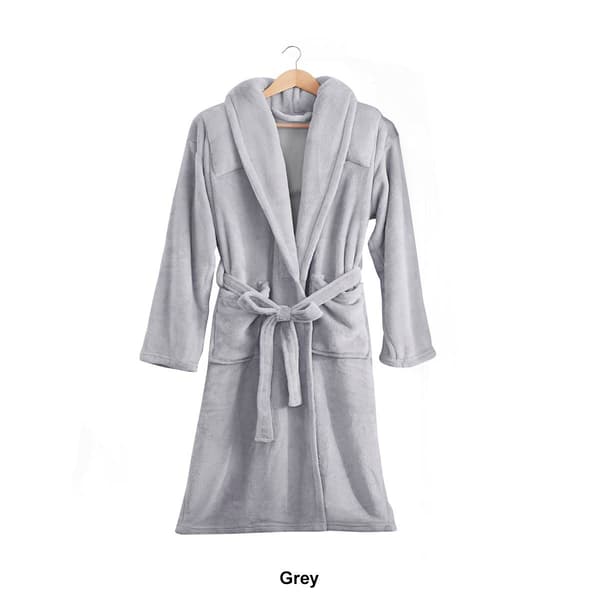 Sutton Home Weighted Long Sleeve Velvet Robe