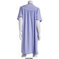 Plus Size Jasmine Rose 42" Blister Knit Trapunto Snap Robe - image 2