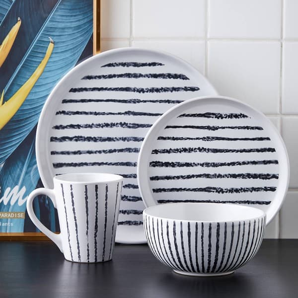 Stone Lain Nova 16pc. Stoneware Dinnerware Set