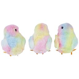 Northlight Seasonal Tie Dye Easter Chick Figurines - Set of 3