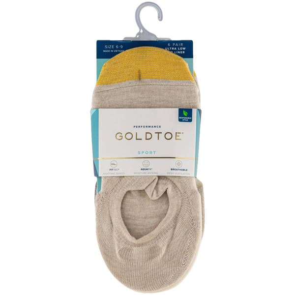 Womens Gold Toe® 6pk. Ultra Low Tab Liner 21.00