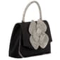 D''Margeaux Flower Shimmer Clutch w/ Chain - image 3