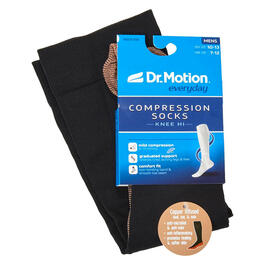Mens Dr. Motion Single Pair of Copper Sole Compression Socks
