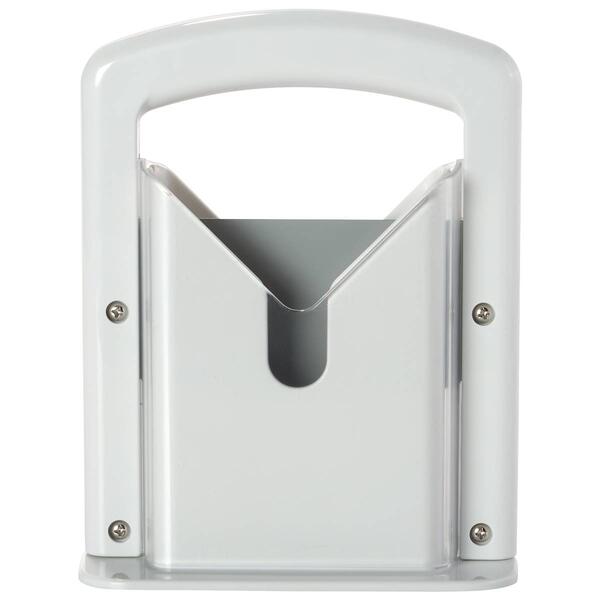 Gourmet Kitchen White Steel Bagel Slicer - image 
