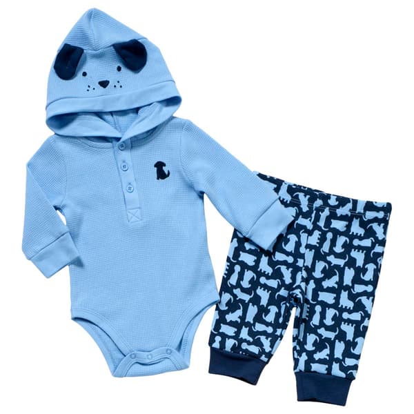 Baby Boy &#40;3-12M&#41; Little Me Puppy Bodysuit & Pants Set - image 