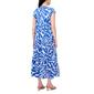 Womens MSK Cap Sleeve Abstract Tier Back Maxi Dress - image 2