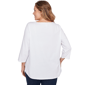Plus Size Ruby Rd. Must Haves II 3/4 Sleeve Bella Vista Tee - image 2