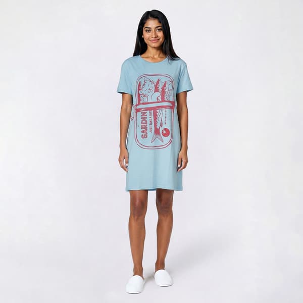 Juniors Sleep & Co Short Sleeve Just Take A Bite Nightshirt - image 