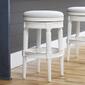 New Ridge Home Goods Chapman Bar-Height Barstool - White - image 4