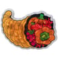 Northlight Seasonal 20in. Pre-Lit Cornucopia Window Decoration - image 1