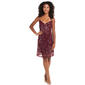 Juniors Crystal Doll Flower Sequin Mesh Contour Cross Back Dress - image 1