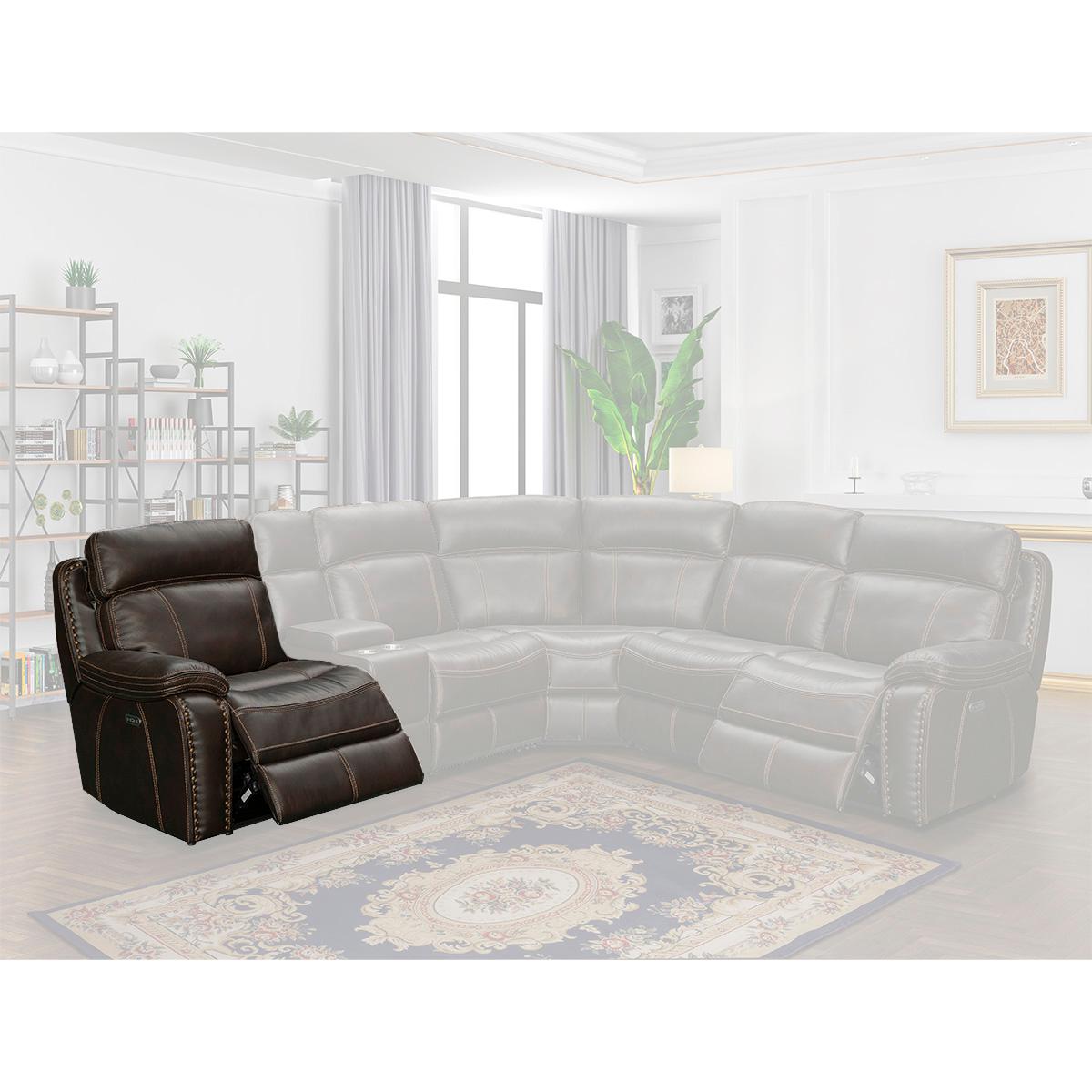 Dakota Left Arm Dual Power Reclining Sofa