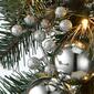 National Tree 30in. LED Frosted Silver Pine Wreath - image 3