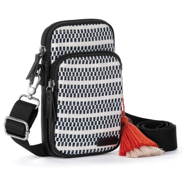 Sakroots Koa Batik Woven Medium Phone Crossbody