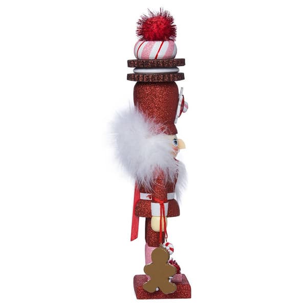 Kurt S. Adler Hollywood Red Gingerbread Nutcracker w/ Cookie Hat