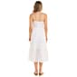 Juniors Self Esteem Allover Eyelet Lace-Up Midi Slip Dress - image 3