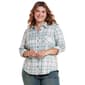 Juniors Plus No Comment Mackenzie Flannel Shirt - image 3