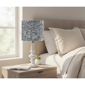 Adesso Ambrose Table Lamp with Pleated Navy/White Fabric Shade - image 4