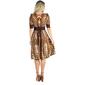 Womens 24/7 Comfort Apparel Animal Print Knee Length A-Line Dress - image 2