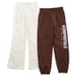 Girls (7-16) Aeropostale 2pk. Fleece Joggers & Flare Pants -Brown - image 2