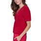 Womens DKNY Jeans Short Sleeve Brushed V-Neck Cardigan - image 3