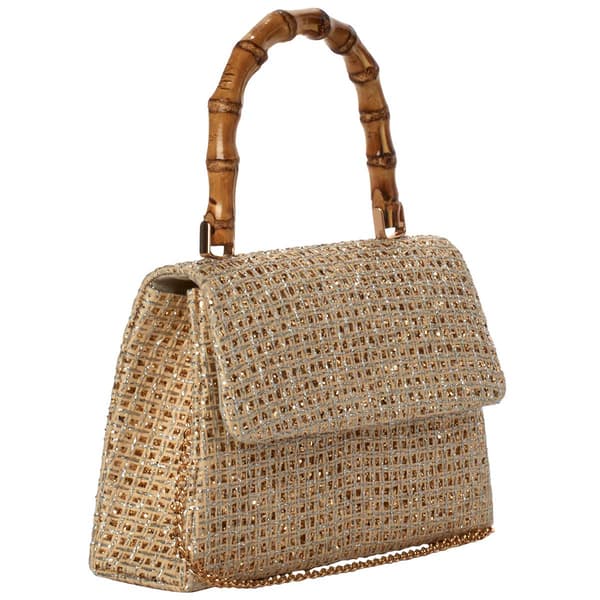 D''Margeaux Top Handle Glitter Evening Bag