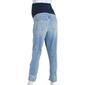 Womens Harper Grey Maternity Over The Belly Destructed Jeans - image 2