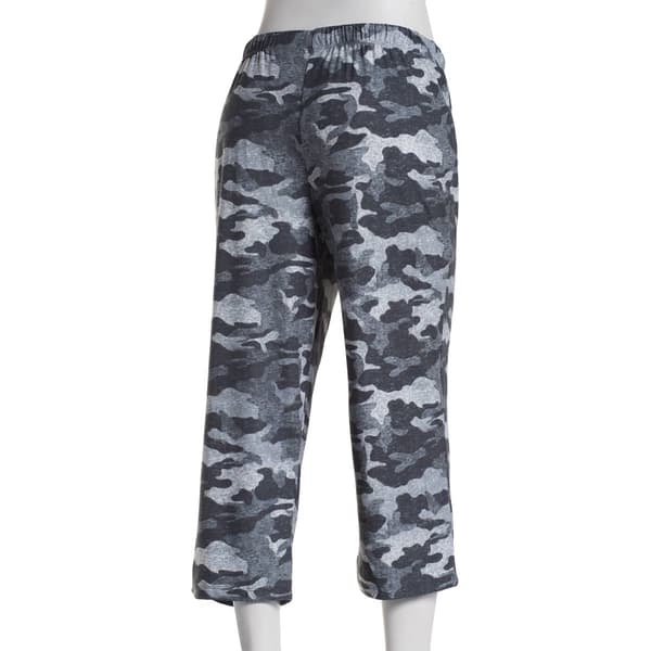 Womens Jaclyn Camo Capris Pajama Pants