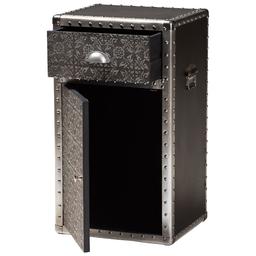 Baxton Studio Cosette Collection Floral Accent Cabinet
