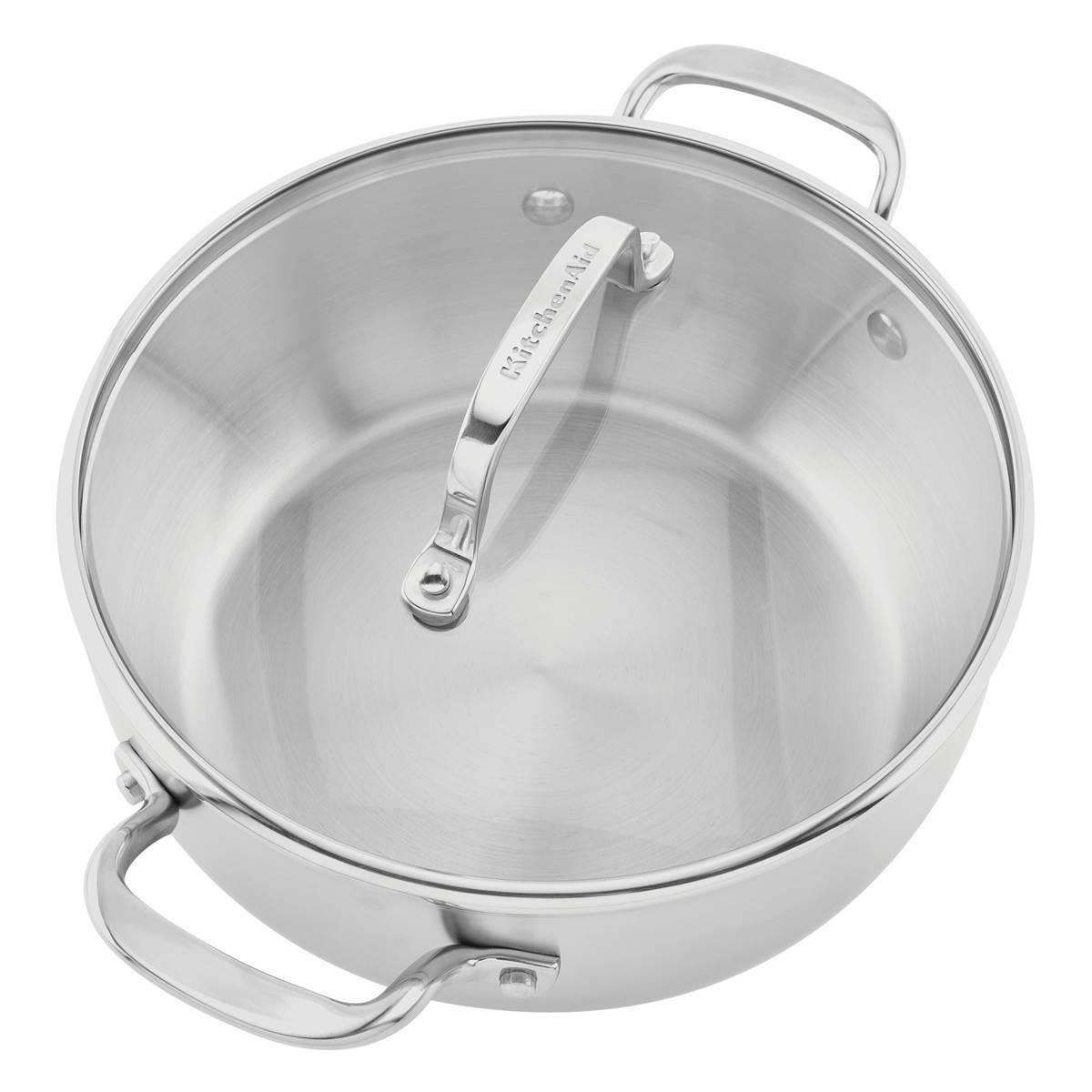 KitchenAid® Stainless Steel 3-Ply Base 4qt. Casserole