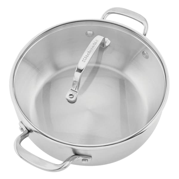 KitchenAid&#174; Stainless Steel 3-Ply Base 4qt. Casserole