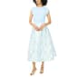 Womens MSK Floral 3/4 Sleeve Floral Fit & Flare Jacket Dress - image 3