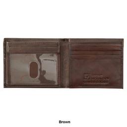 Mens Stone Mountain Crunch Antique Traveler Wallet