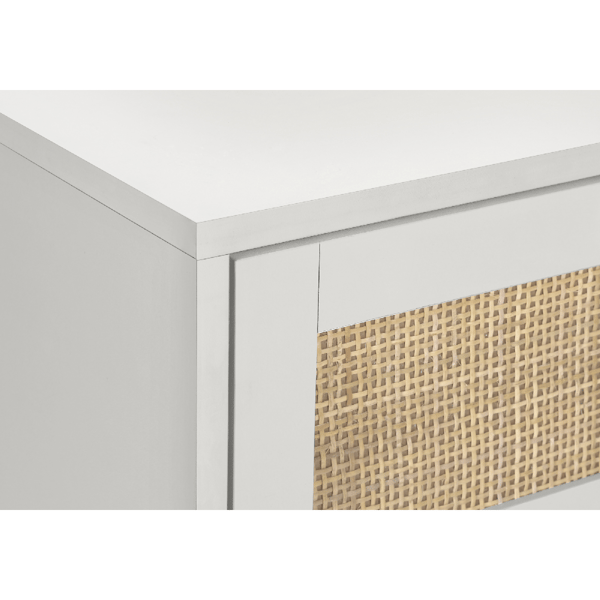 Monarch Specialties Contemporary 2 Drawer End Table