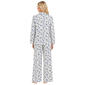 Petite White Orchid Long Sleeve Shadow Floral Pajama Set - image 2