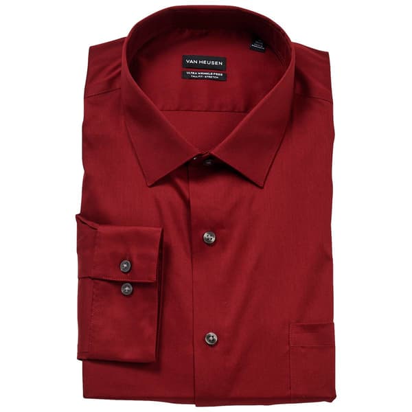 Mens Tall Fit Van Heusen(R) Wrinkle Free Dress Shirt - Mulberry - image 