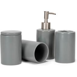 Ceramic 4pc. Bath Accessory Set