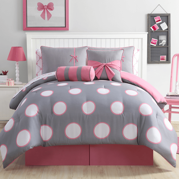 VCNY Home Sophie Polka Dot Bed-in-a-Bag Comforter Set - image 