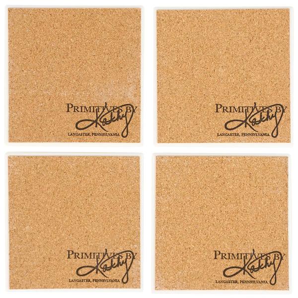 Primitives By Kathy Winter Birds Coaster Set