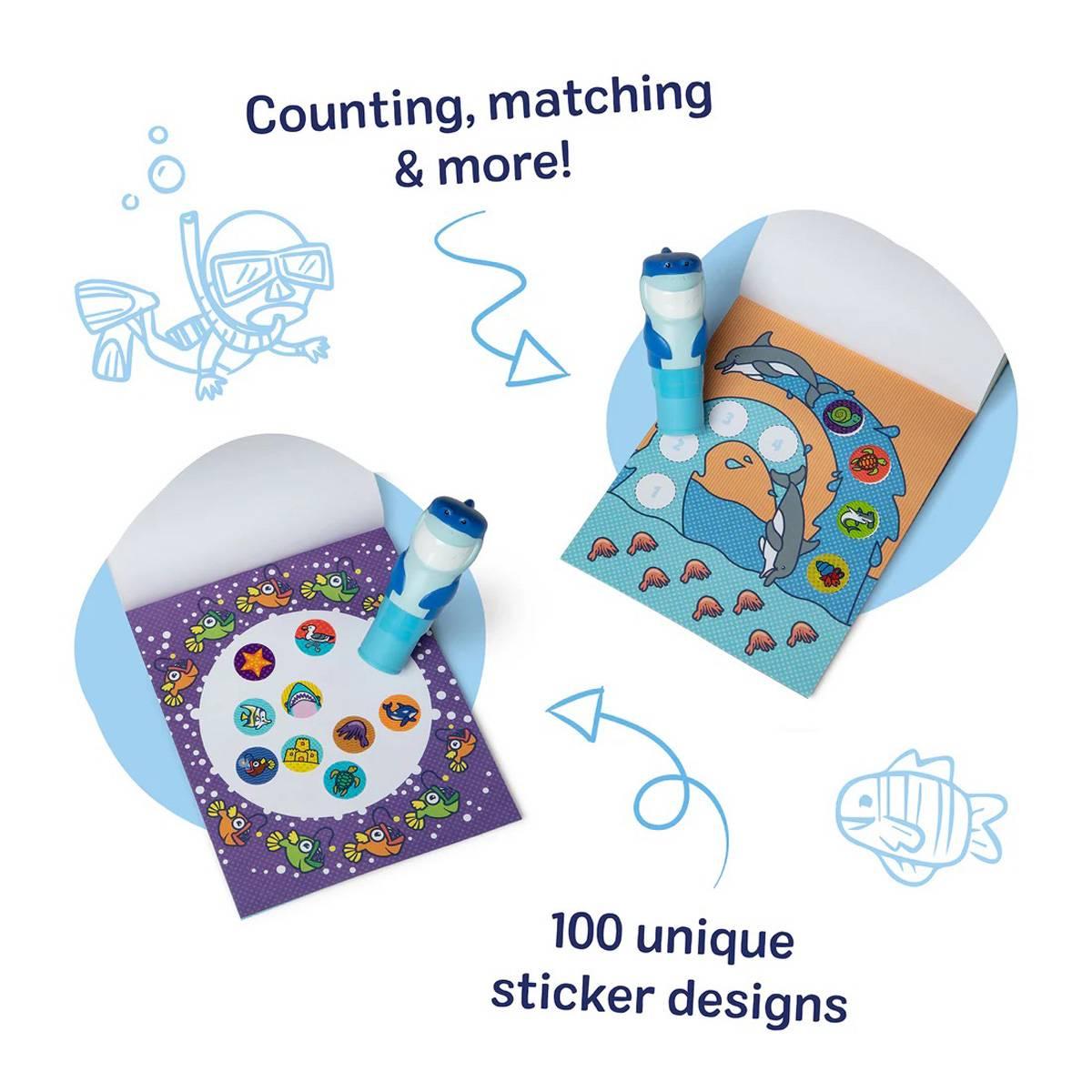 Melissa & Doug® Shark Activity Pad & Sticker Stamper