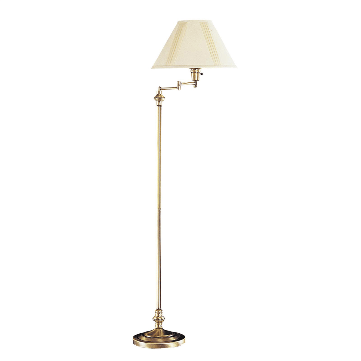 HomeRoots Swing Arm Floor Lamp